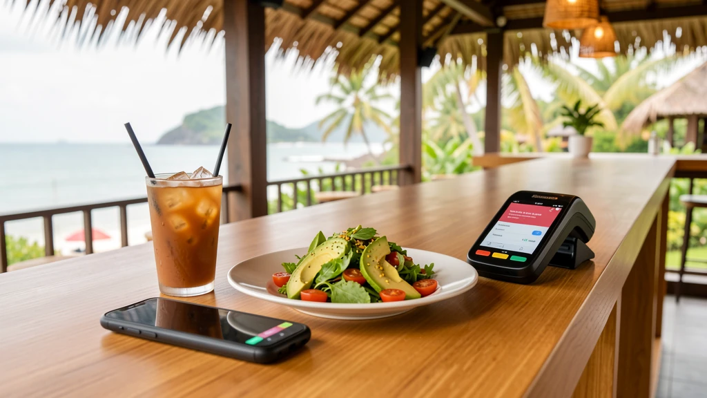 Cashless dining Medewi QRIS card payment guide Avocado Resto