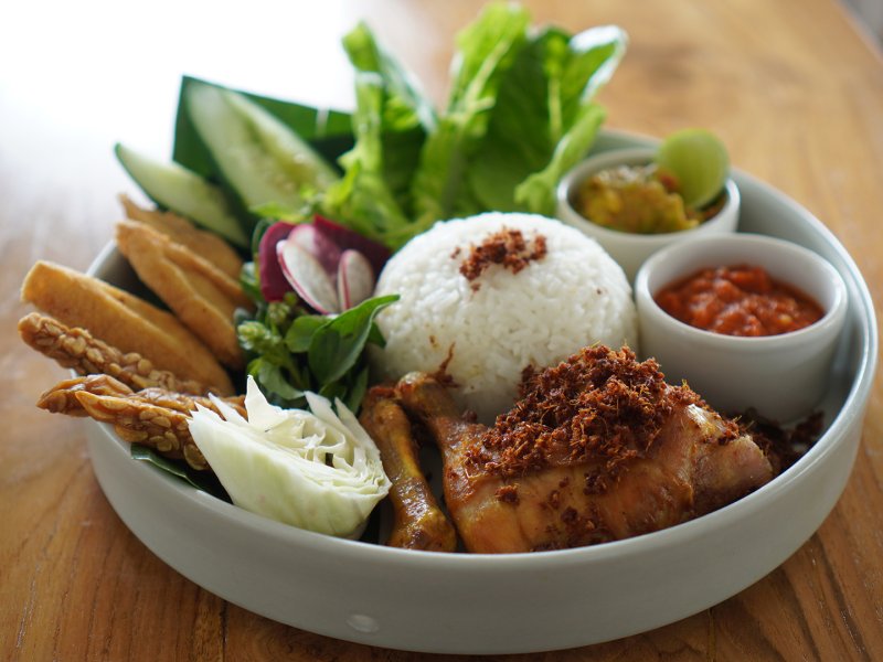 FRIED CHICKEN W/ AVOCADO SAMBAL